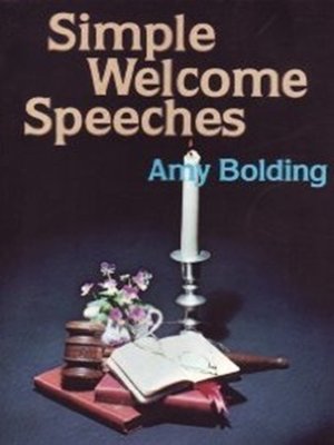 cover image of Simple Welcome Speeches